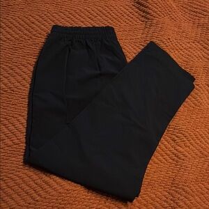 Outdoor Voices Black Track Pants with Tapered Ankle
